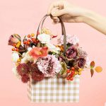 Black Rectangle Plaid Small Bags (Pack of 4 black)