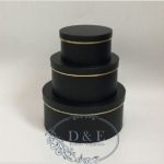 4 Color Options – Round Flower Boxes Set of 3