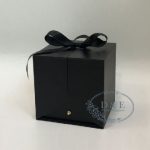 4 Color Options – Square Flower Box with Heart Shape Container and Drawer Enclosed