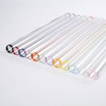 Waterproof Transparent Flower Wrapping Papers with Color Border (20 pcs Per Bag)