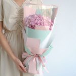 Waterproof Transparent Flower Wrapping Papers with Color Border (20 pcs Per Bag)