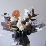 Waterproof Transparent Flower Wrapping Papers with Color Border (20 pcs Per Bag)