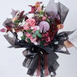 Waterproof Big Heart Flower Wrapping Papers (20 pcs Per Bag)