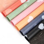 Waterproof Big Heart Flower Wrapping Papers (20 pcs Per Bag)