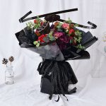 Waterproof Plastic Transparent Window Flower Wrapping Sheets (20 pcs Per Bag)