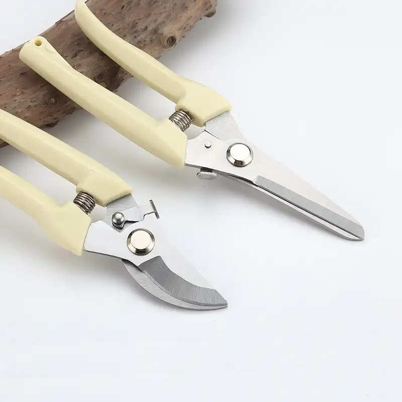 Stainless Steel Garden Pruning Shears Flower Scissors For Stems Cutting Plants Trimming Tools