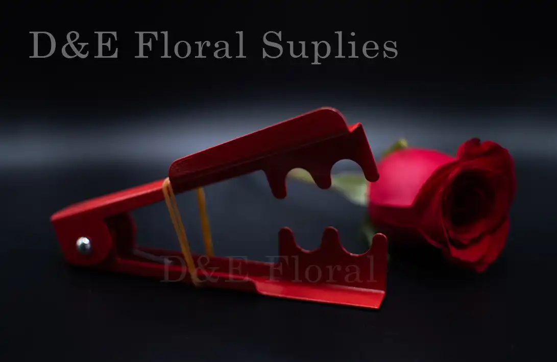 Flower Leaves Remover Roses Thorns Stripper Floral Tool E121 Red