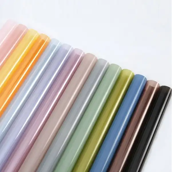 Waterproof Translucent Plastic Flower Wrapping Papers (20 pcs Per Bag)