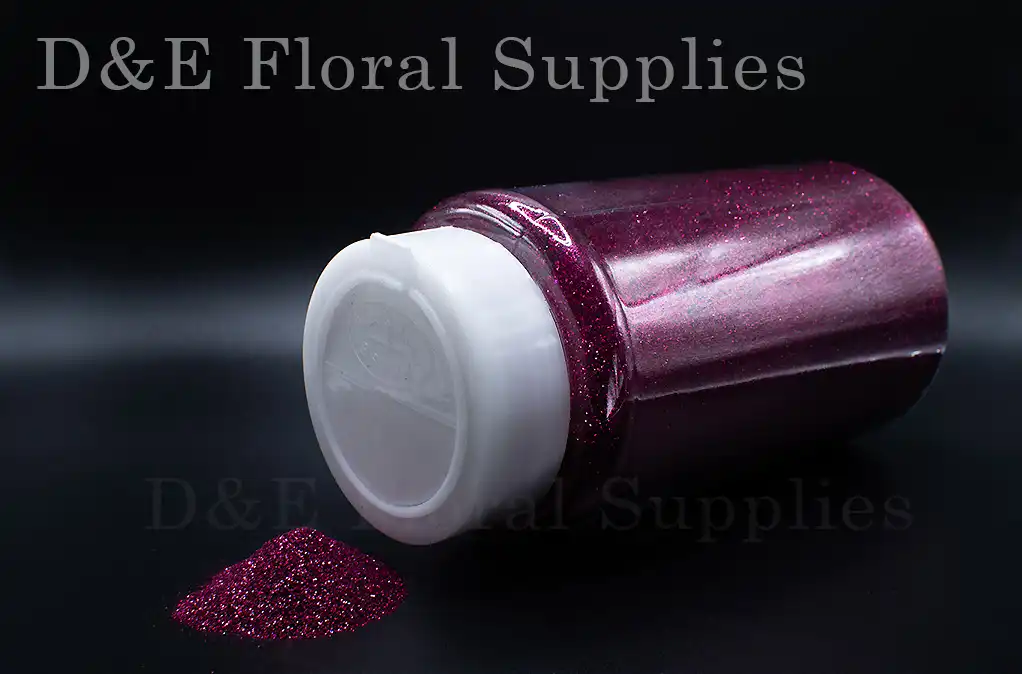 1Lb Hot Pink Ultra Fine Glitter Powder For Flower Decoration 16oz