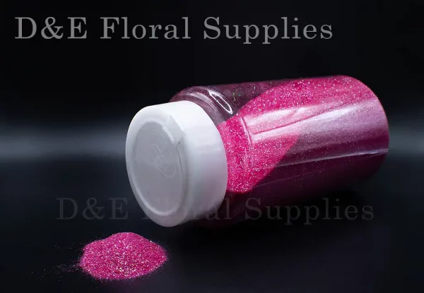1Lb Ultra Fine Magenta Glitter Powder For Flower Decoration 16oz