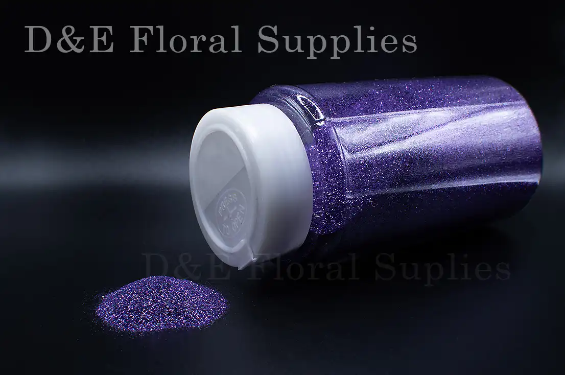 1Lb Purple Glitter For Flower Decoration 16oz