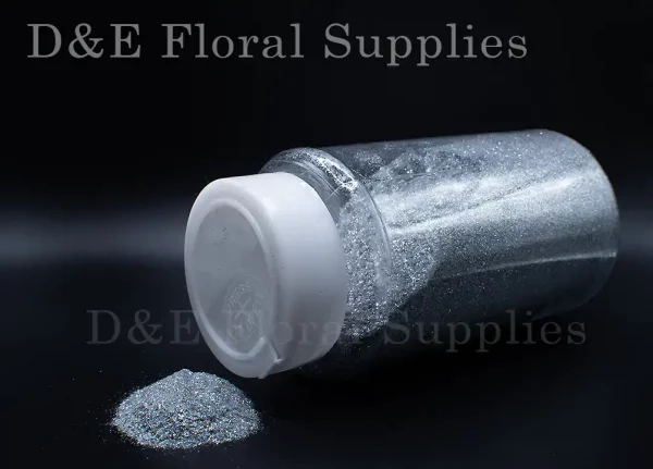 1Lb Ultra Fine Silver Glitter Powder For Flower Decoration 16oz