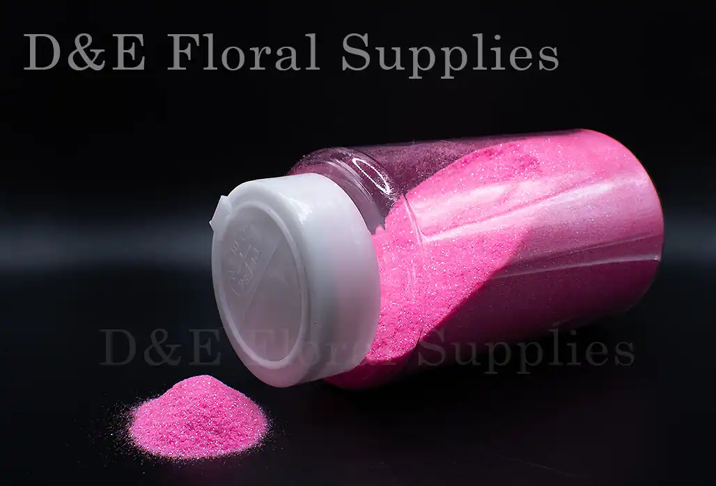 1Lb Taffy Pink Glitter For Flower Decoration 16oz