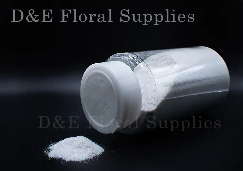 1Lb Ultra Fine White Glitter Powder For Flower Decoration 16oz