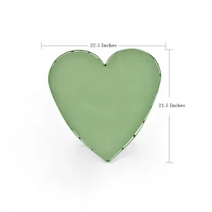 22.5 Inches Solid Heart Flower Foam