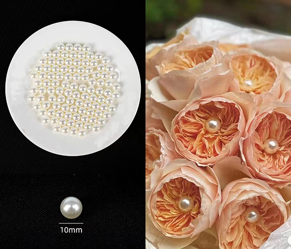 10mm Pearls For Floral And Cake Decorations (Pack of 100pcs)