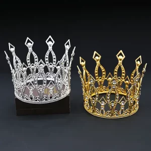 Silver Rhinestone Crowns