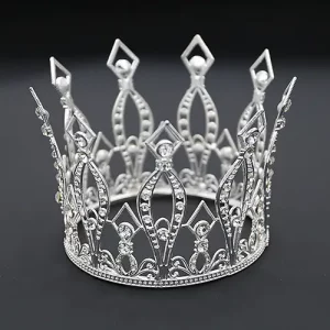 Silver Rhinestone Crowns