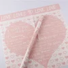 Pink Big Heart Wrapping paper