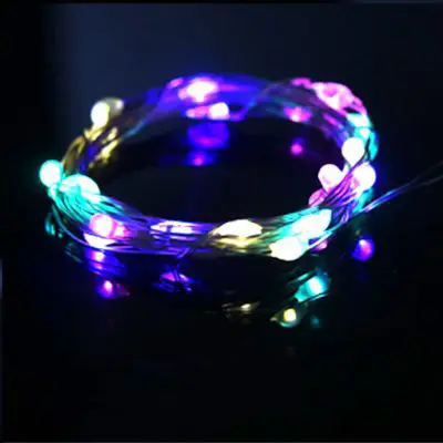 (Pack of 12) Multicolor 7ft 20LED String Lights For Wedding/Party Floral Decorations