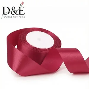 burgundy-1-5-inch-single-face-satin-ribbon