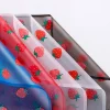 Strawberry print waterproof flower wrapping paper