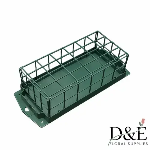 Rectangular Floral Foam Cage Holder (No Foam) – Plastic Floral Cage
